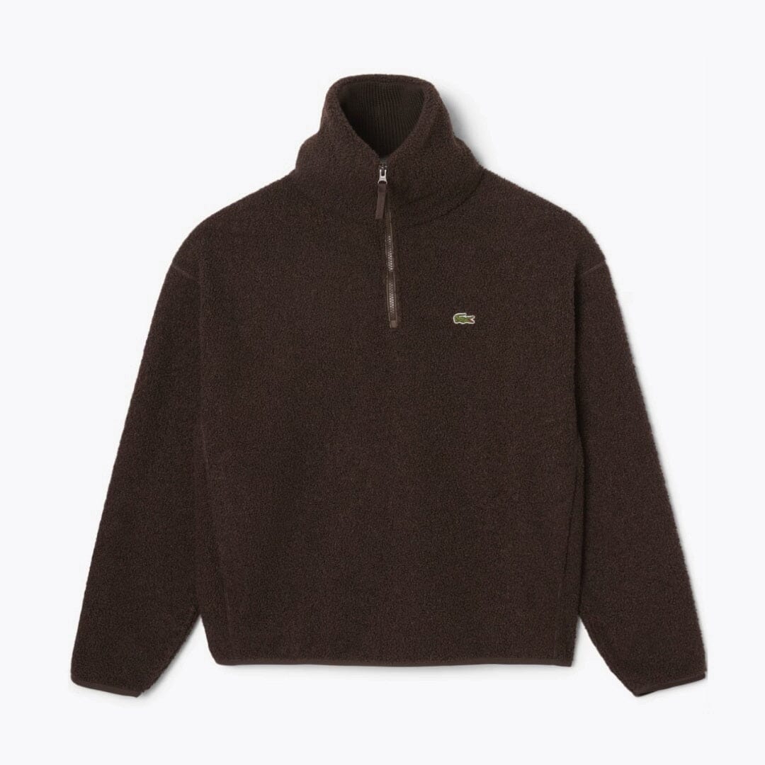 LC Fleece Sweatshirt with High Zip Neck