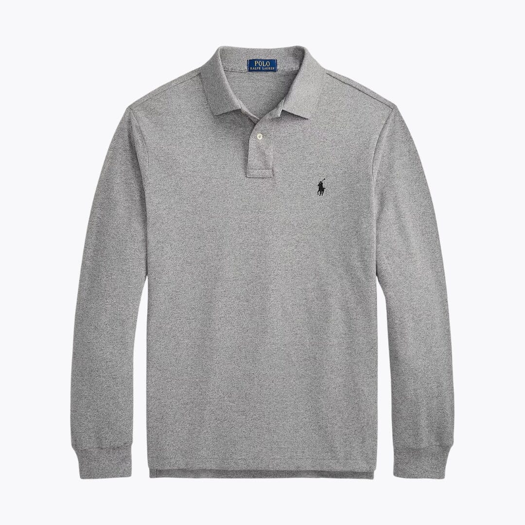 RL Mesh Long Sleeve Polo Shirt