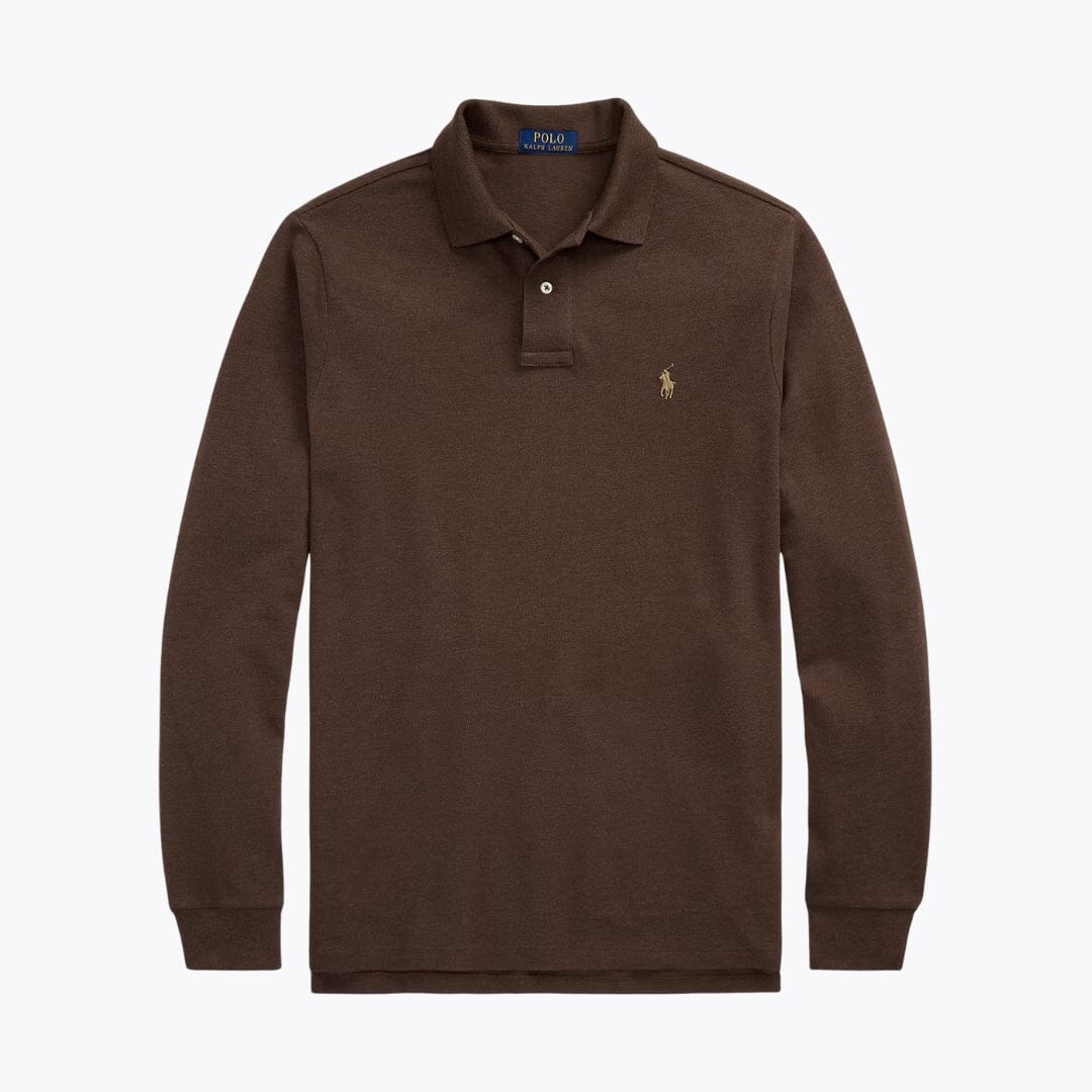 RL Mesh Long Sleeve Polo Shirt