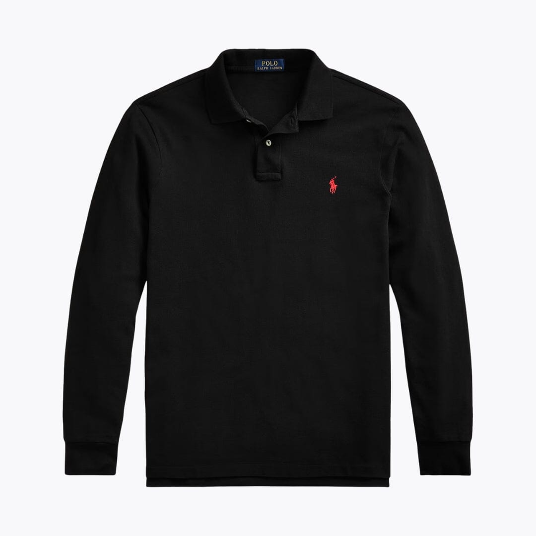 RL Mesh Long Sleeve Polo Shirt
