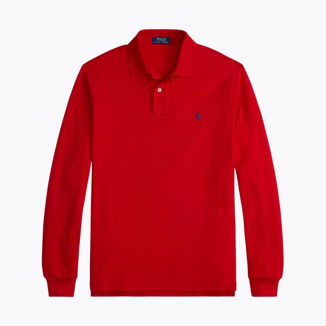 RL Mesh Long Sleeve Polo Shirt