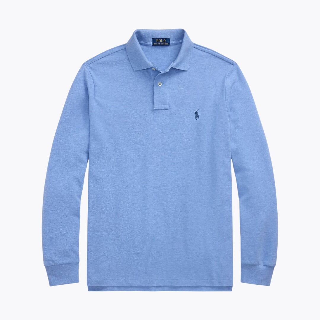 RL Mesh Long Sleeve Polo Shirt