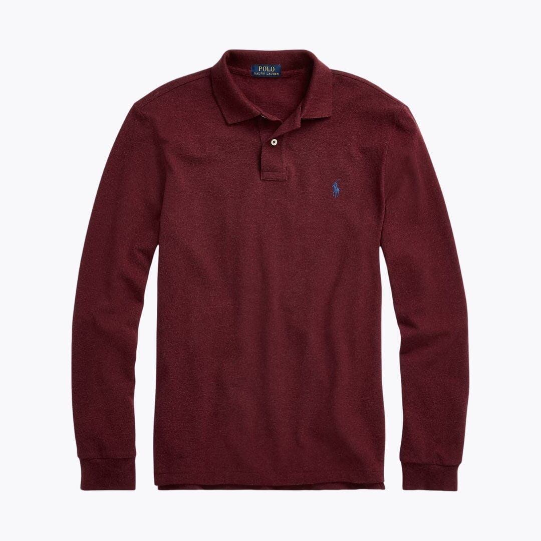 RL Mesh Long Sleeve Polo Shirt